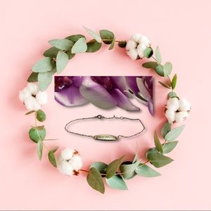 Vintage 10k Gold Chain Bracelet with Identity Plate - 6 1/6 - 7 1/2 inches (EUC)